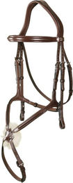 Dyon New English Collection Trense mit mexikanischem Reithalfter aus Leder für Ponys – Bild 1 von 1