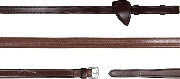 Dyon New English Collection Weiche Gummizügel schmal für Ponys – Bild 1 von 2