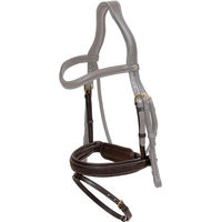 Produktbild von Dyon Plaited Geflochtener Nasenriemen Pull Back aus Leder für Pferde