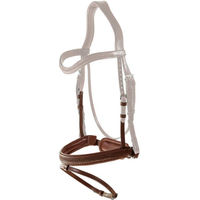 Produktbild von Dyon Reithalfter New English Collection aus Leder braun mit Rückzugverschluss für Ponys