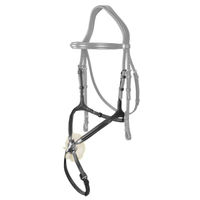 Produktbild von Dyon Reithalfter New English Collection Mexikanisch aus Leder ohne Ringe in Silber