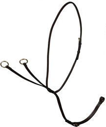 Dyon Ring Martingal D Collection aus Leder für Vollblut Pferde – Bild 1 von 2