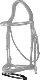 Produktbild von Dyon Sperriemen New English Collection aus Leder Schwarz für Ponys