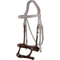 Produktbild von Dyon Wechselnasenriemen D Collection aus Leder Braun für Warmblut Extra