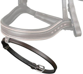 Dyon Working Collection Flash Nose Strap Sperriemen aus Leder für Ponys in Braun – Bild 1 von 1