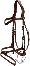 Dyon Xfit Trense US Collection aus Leder in Braun für Warmblut Extra – Bild 1 von 1