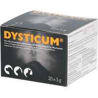 Produktbild von Dysticum vet Ergänzungsfutter für Hunde zur Unterstützung von Magen-Darm und Verdauung als Pulver für alle Altersstufen