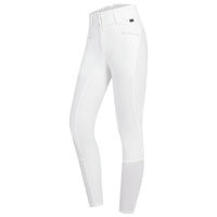Produktbild von E.L.T. Damen Reithose Mathilda Glam High Waist Full Grip Weiß Größe 44