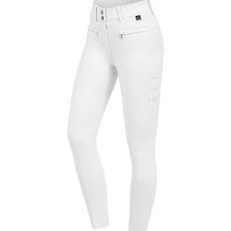 E.L.T. Damenreithose Maja Glam Curved High Waist Weiß Größe 38 mit Full-Grip – Bild 1 von 8