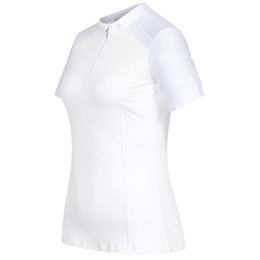 E.L.T. Funktions-Zip-Shirt Nancy für Damen in Weiß, Größe S – Bild 1 von 3