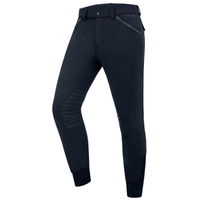 Produktbild von E.L.T. Herren Reithose Mailo mit Silikon-Knie in Tiefblau Größe 46
