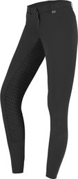 E·L·T Micro Sport Reithose Damen mit Full Grip Silikon in Schwarz – Bild 1 von 7