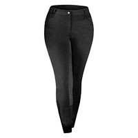 Produktbild von E.L.T. Reithose Dahlia Silikon für Damen mit Vollbesatz Schwarz D42