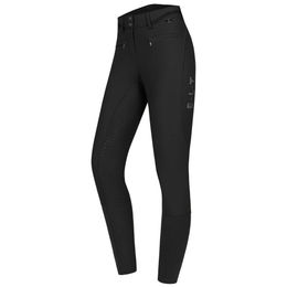E.L.T. Reithose Maja Glam Curved High Waist Damen Schwarz Grösse 44 mit Full-Grip – Bild 1 von 11