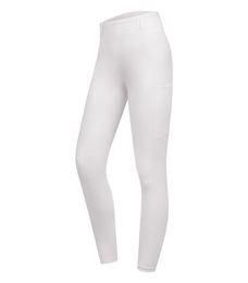 E.L.T. Reitleggings Orelie Damen Full Grip Reithose Weiß Größe 44 wasserabweisend – Bild 1 von 6