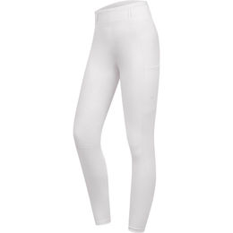 Produktbild von E.L.T. Reitleggings Orelie Damen Weiß Full-Grip Größe 46