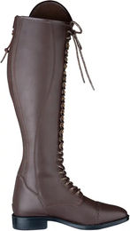 E·L·T Reitstiefel Portland Polo aus Kunstleder wasserabweisend Braun Größe 39 Unisex – Bild 1 von 8