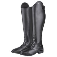 Produktbild von E.L.T. Reitstiefel Portland Schwarz aus Kunstleder Größe 38 wasserabweisend Unisex