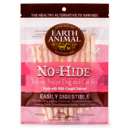 Produktbild von Earth Animal No-Hide Chicken Chews Stix Lachs - 10 x 4,5 g
