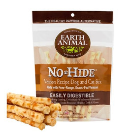 Produktbild von Earth Animal No-Hide Stix Hirsch Kauartikel für Hunde - 45 g