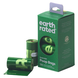 Produktbild von Earth Rated Hundekotbeutel Lavendel - 8 x 15 Stk.