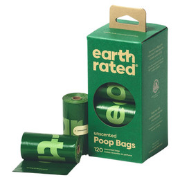 Produktbild von Earth Rated Hundekotbeutel unparfümiert - 8 x 15 Stk.