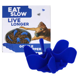 Produktbild von Eat Slow Live Longer Anti-Schlingeinsatz blau, Größe: L
