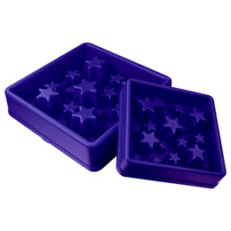 Produktbild von Eat Slow Live Longer Anti-Schlingnapf Star blau