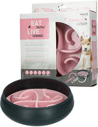 Produktbild von EAT SLOW LIVE LONGER Antischlingnapf rosa