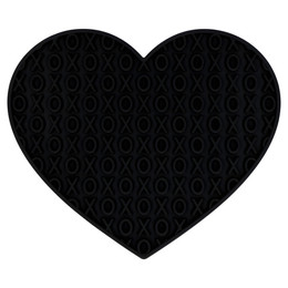 Produktbild von Eat Slow Live Longer Leckmatte Herz anthrazit