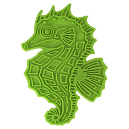 Produktbild von Eat Slow Live Longer Leckmatte Seepferd grün