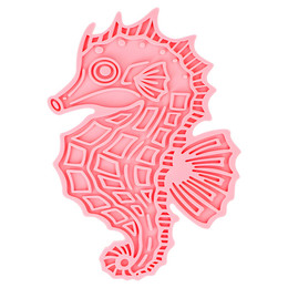 Produktbild von Eat Slow Live Longer Leckmatte Seepferd rosa