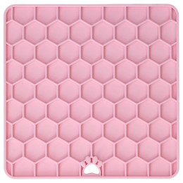 Produktbild von EAT SLOW LIVE LONGER Napf Lick Mat Honeycomb Rosa