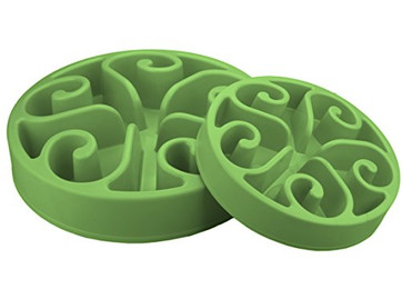 Produktbild von Eat Slow Live Longer Original Feeder Futternapf Grün Ø20,5 cm Small/Medium - 1 Stk.