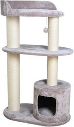 EBI Bedford 127 Kratzbaum grau mit Schlafhaus und Spielball – Bild 1 von 2