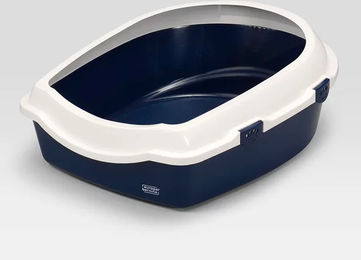 Produktbild von Ebi & Europet Bernina Rechteckige Katzentoilette blau Größe M