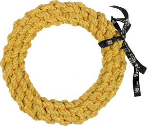 Produktbild von ebi Geflochtener Ring aus Baumwolle, 28 cm, gelb - 28 cm