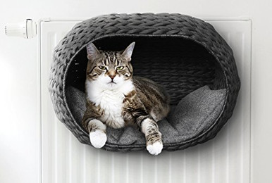 Produktbild von EBI Katzenkorb Sunrise aus Bastpapier beheizt