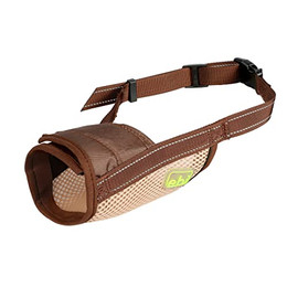 Produktbild von EBI Maulkorb L 16-40 cm Braun mit reflektierendem Gewebe