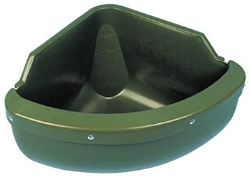 Produktbild von Eck-Futtertrog mit Rand Kerbl