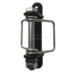 Eckisolator mit Zusatzbügeln für 40 mm Breitbänder – Bild 1 von 2