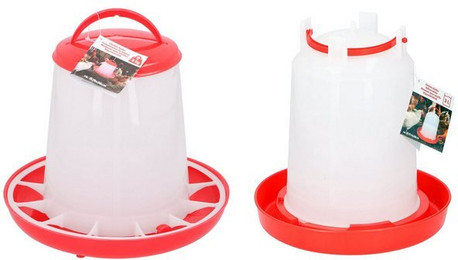 Produktbild von EDCO Futterspender Set Wasserspender und Futterautomat für Hühner - 2 x 3 l