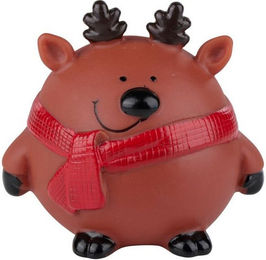 EDCO Tier-Beschäftigungsspielzeug Hundespielzeug - Spielball Weihnachten - Ø ca. 9 cm - 1 Stück – Bild 1 von 4