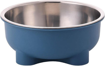 Produktbild von Edelstahl-Hundenapf rutschfest blau - 1 Stk.