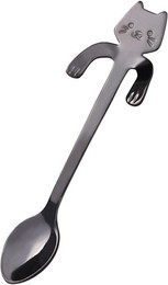 Produktbild von Edelstahl Kaffee Löffel Katze Form - 1 Stk.