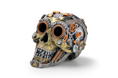 Produktbild von EDEN Steampunk Totenkopf Aquariumdekoration