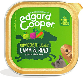 Produktbild von Edgard&Cooper Adult 150 Gramm Hundenassfutter Sparpaket 22 x 150 Gramm Lamm und Rind