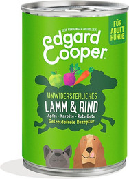 Produktbild von Edgard&Cooper Adult 400 Gramm Hundenassfutter 6 x 400 Gramm Lamm und Rind