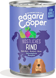 Produktbild von Edgard&Cooper Adult 400 Gramm Hundenassfutter 6 x 400 Gramm Rind