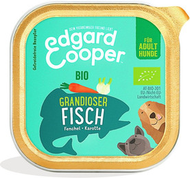 Produktbild von Edgard&Cooper Adult BIO 100 Gramm Hundenassfutter 17 x 100 Gramm Fisch